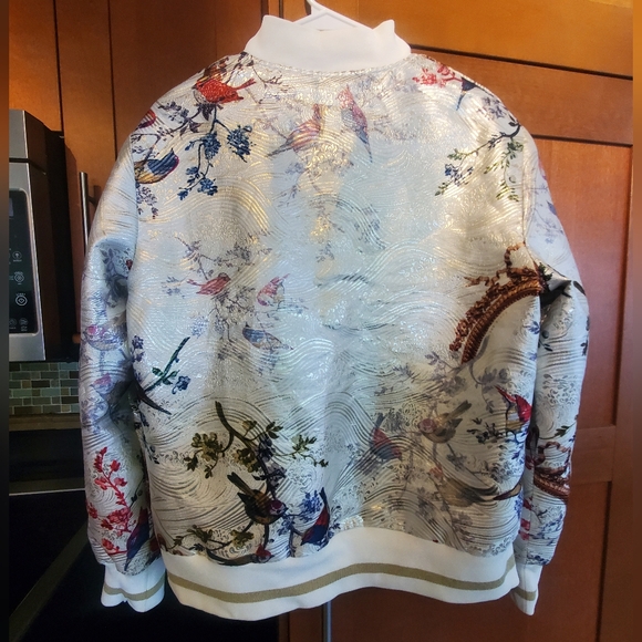 Tanzi Opulent Fauna Ornate Bomber Jacket - Picture 16 of 16